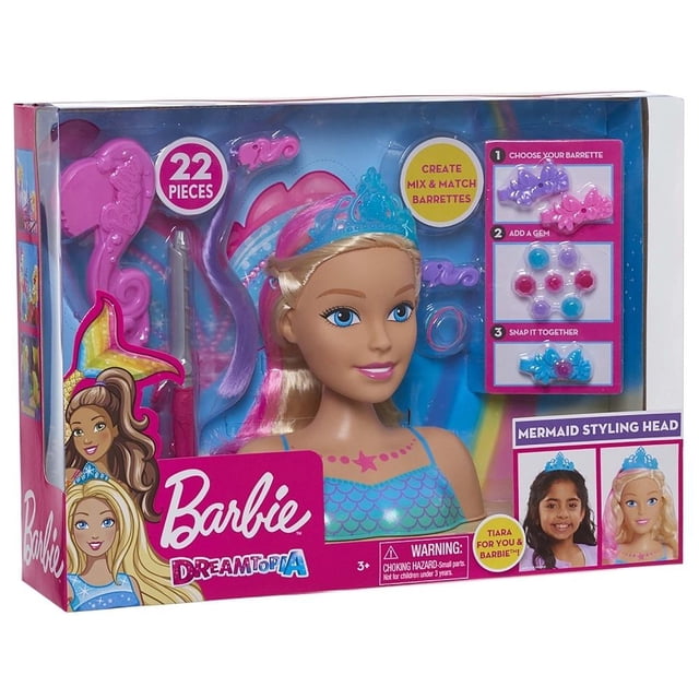 Set Barbie Dreamtopia Sirena Peinados y Accesorios Mágicos