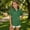 Dark Green, variant on Zecgelong Classic Solid Color Short Sleeve Shirt For Girls Comfortable Casual Blouse Youth Fashion Top Soft Breathable Fabric Girls Summer Button Down Shirts Size for Girl 9-10 Years