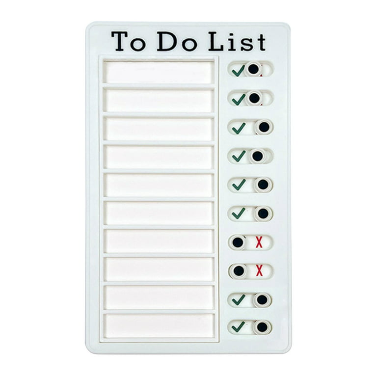 4Pcs Dry Erase Memo List Board Chore Chart RV List Board With 10
