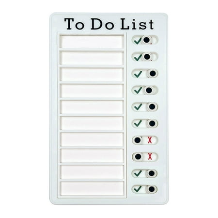 

SIEYIO Portable Blank Chart Memo Boards Message Detachable for RV Chore Elder Checklist