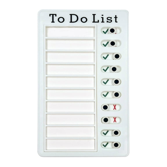 Portable Chore Chart Memo Boards Detachable Message Board Checklist Daily Affairs for Home Travel Planning Reminder