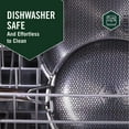 thumbnail image 4 of HexClad 10 inch Hybrid Stainless Steel Frying Pan with Glass Lid, Nonstick, 4 of 10
