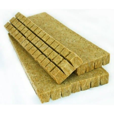 rockwool grow cubes (1.5 inches) - growing medium starter sheets (30 per (Best Growing Medium For Indoor Cannabis)