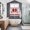 Gray, variant on Yellow Valentines Day Kitchen Curtains Window Panels, Love Hearts Romantic Farmhouse Insulated Window Treatment Curtain, Grommet Curtains for Bedroom/Living Room/Bathroom, 2 Piece 52"Wx84"L