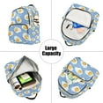 thumbnail image 5 of FORMRS Mini Backpack Purse for Women Travel Daypack Casual Shoulder Bag, Playful Fried Eggs, 5 of 7