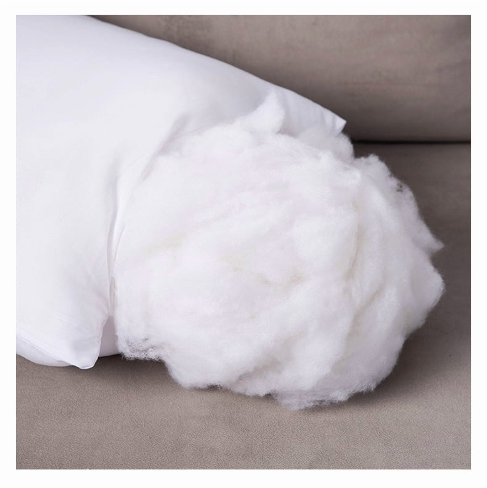 Hongan Throw Pillows Insert (Pack of 4, White) - 18 x 18 Inches Bed and Couch Pillows - Indoor Decorative Pillow Couch Cushion