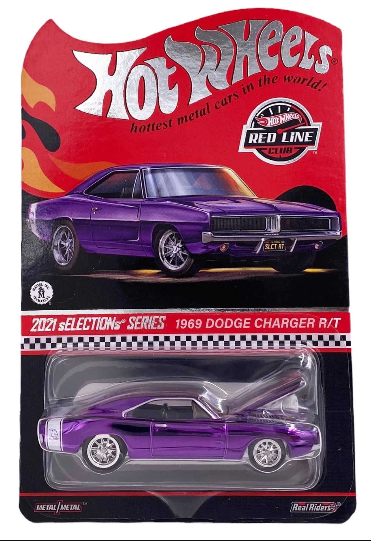 Hot Wheels RLC Red Line Club 2021 Selection 1969 Dodge Charger R/T  Exclusive 