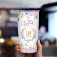 thumbnail image 6 of 18th Birthday Gifts for Girls 18 Year Old Girl Birthday Gifts Best Gifts for Daughter Sister Girl Bestie Gifts for 18 Year Old Girl 18th Birthday Decorations for Girls Tumbler 20oz, 6 of 6