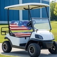 thumbnail image 5 of Pzuqiu American Flag Fireworks 2 Piece Golf Cart Seat Covers - Breathable Washable Universal Fit for 2-Seater Golf Carts Patriotic Gift, 5 of 10