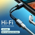 thumbnail image 2 of Adaptador de audio USB C a Lightning UWOXX para iPhone 15 Pro Max, 2 of 8
