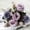 Purple, variant on Vintage Autumn Silk Flower Bouquet Coffee Color Artificial Floral Arrangement for Home Decor Wedding Centerpiece Photography Props