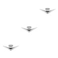thumbnail image 4 of fastboy V8 Emblem Decal Durable And Easy To Install Car Sticker Cool Style Zinc Alloy Accessories For Car Sticker Emblem V6锛歋ilver 3Set, 4 of 6