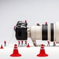 thumbnail image 5 of Traffic Roadblocks Set with 12pcs Red Plastic Cones for Decoration and Simulation Scene Model, 5 of 6