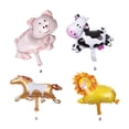 thumbnail image 4 of Globos de cumpleaños Bewildely 10 piezas de aluminio Decoraciones para casa en forma de Animal Kits de decoración para fiestas Vaca, 4 of 6