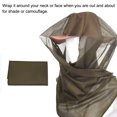 thumbnail image 4 of 63"x20" Camouflage Netting Camo Scarf Camo Netting Veil Desert Mesh Scarves Green 2 Pack, 4 of 5
