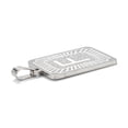 thumbnail image 3 of 2pcs Non-Tarnish 304 Stainless Steel Pendants Rectangle with Alphabet Letter.F 30x20x1.5mm Hole: 3x6mm, 3 of 3
