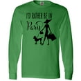 thumbnail image 3 of Inktastic I'd Rather Be in Paris- shopping and travel Long Sleeve T-Shirt, 3 of 5