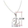 thumbnail image 2 of Collar Gargantilla Letra D Plata 925 45cm Horoz WP1404, 2 of 5