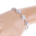 thumbnail image 1 of Mujer Cristal austriaco AAA Circón Brazalete Brazalete Cadenas de eslabones Joyas Hugo Pulsera, 1 of 10