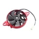 thumbnail image 2 of Ventilador de refrigeración eléctrico de aleación de aluminio para piezas de motocicleta, ventilador de refrigeración del radiador para Rojo, 2 of 9
