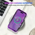 thumbnail image 5 of Casetego for iPhone 17 5G Case,Glow in The Dark Three Layer Heavy Duty Shockproof Protection Hard Plastic Bumper+Soft Silicone Protective 6.3 inch Case,Purple Blue Butterfly, 5 of 10