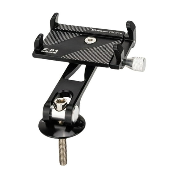 Aluminum Alloys Bike Phone Holder Bicycles Phone Clamps Stem Top Mount Phone Clip Adjustable Nonslip Cycling Bracket