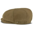 thumbnail image 5 of Hampton - Walrus Hats Sand Linen 8 Panel Newsboy Cap, 5 of 5