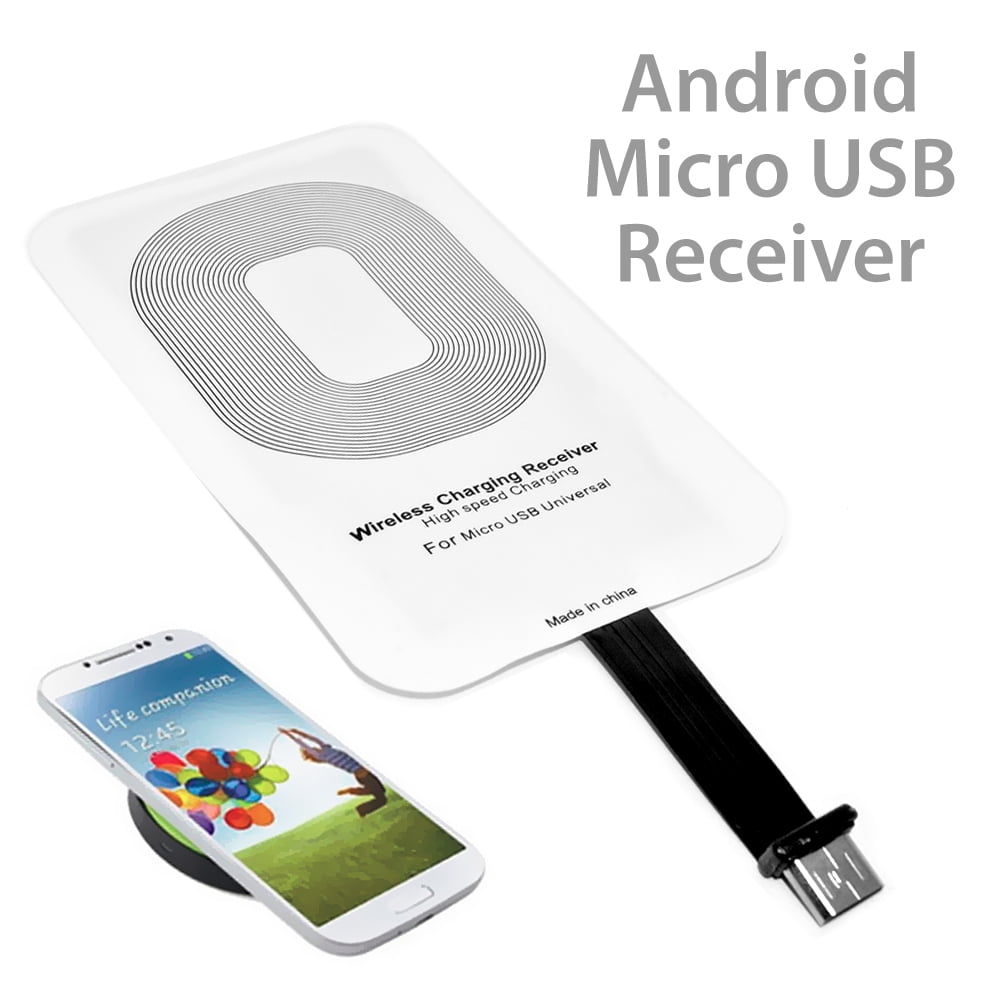 Universal QI Wireless Charging Charger Receiver Micro USB Cell Phone/iphone A3GE 