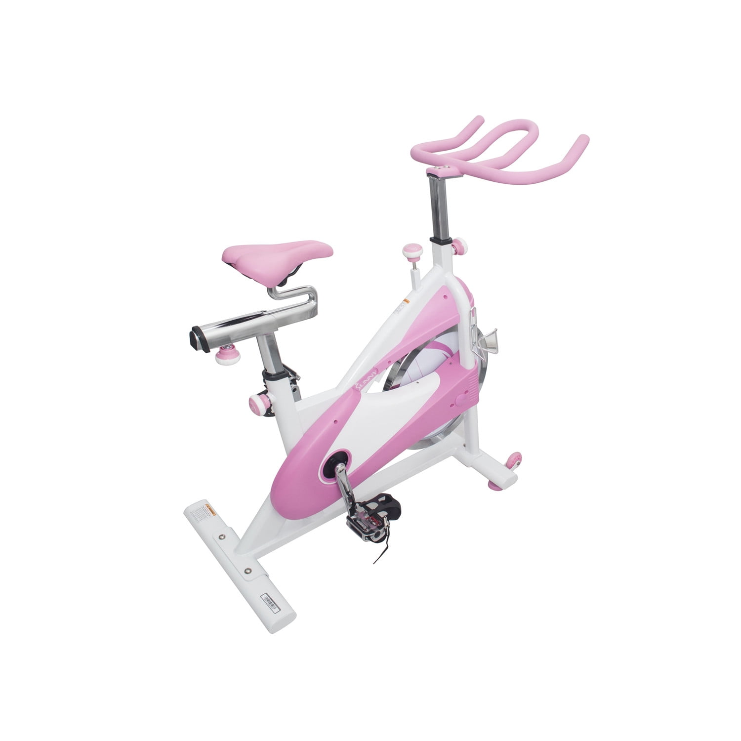 Sunny Health Fitness P8100 Pink Chain Drive Indoor Cycling Trainer Exercise Bike Walmart