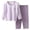 Purple, variant on Linfrsh Toddler Boys Pajamas 5t Loose Fit Pajama Sets for Toddler Boys Girls 2 Pieces Long Sleeve Pajamas Soft Kids Animal PJs(Grey,18-24 Months)