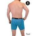 thumbnail image 4 of Threads Men's Underwear, 6" Premium Performance Nylon Boxer Brief, Performance Fabric, Moisture Wicking, Anti-Odor, S - XXL, 3 Pack, 4 of 12