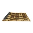 thumbnail image 2 of Ahgly Company Indoor Square Oriental Brown Modern Area Rugs, 4' Square, 2 of 4