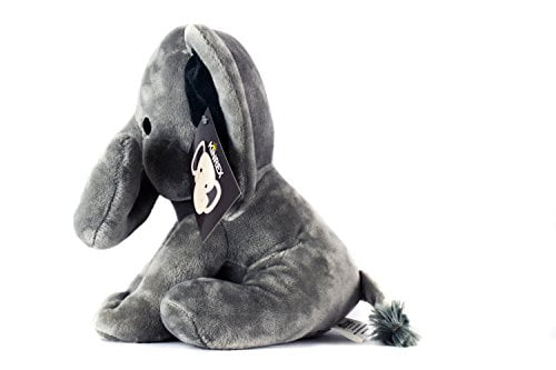 Room Decor Toys for Baby Purple Boy Soft & Cuddly Toy Measures 9 Inches Girls for Kids Great for Nursery KINREX Stuffed Elephant Animal Plush 