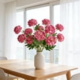 thumbnail image 4 of JHyouerji Artificial Flowers,Hot Pink Artificial Peonies,Silk Peonies Flowers Bouquet for Centerpiece Table Wedding Party Home Decor, 4 of 7