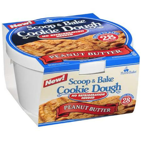 Home Bake: Scoop & Bake Dough, Peanut Butter Cookie, 12 oz