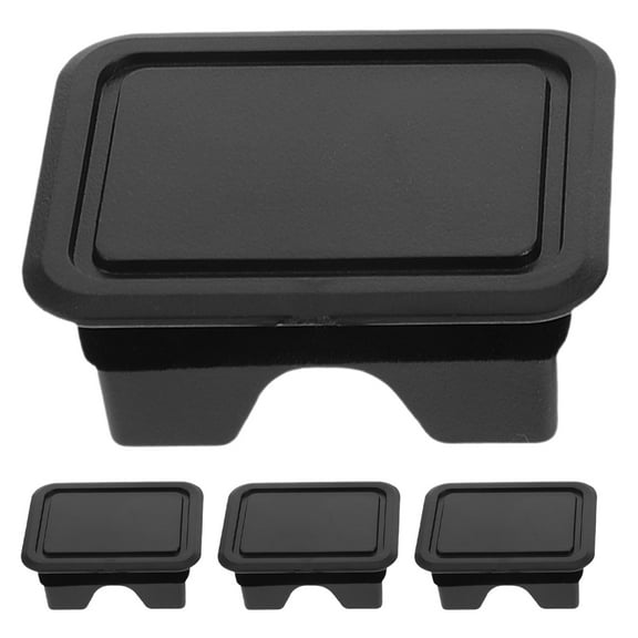 BESTONZON 4pcs Bed Rail Stake Pocket Covers Truck Bed Hole Plugs Truck Bed Rail Caps Truck Bed Accessories Compatible With 2019-2022 Ram 1500 2500