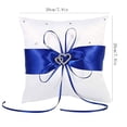 thumbnail image 2 of Heart Rhinestone Wedding Ring Holder with Elegant Design for Weddings and Decorations, 2 of 8