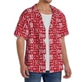 thumbnail image 2 of Kdxio Men's Hawaiian Shirt for Men Short Sleeve Shirt Hohoho5 Summer Casual Holiday Beach Button Down T-Shirts, 2 of 5