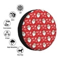 thumbnail image 4 of Fotbe Merry Christmas Santa Claus A Funda de Llanta de Repuesto con Estampado, Engrosada, Ajuste Universal para Jeep, Remolque, RV, SUV, Camión-16 inch, 4 of 6