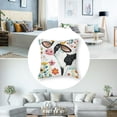 thumbnail image 5 of Ullo0ord Animal Throw Pillow Covers Milk Cow Pillow Covers for Kids,Cute Cow Cushion Covers,Floral Decorative Pillow Covers, 5 of 7