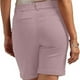 thumbnail image 4 of Pantalones cortos elásticos de cintura alta con bolsillos para mujer - Ropa informal elegante para el trabajo, poliéster, tallas 4-12 EE. UU., tallas grandes disponibles, 4 of 7