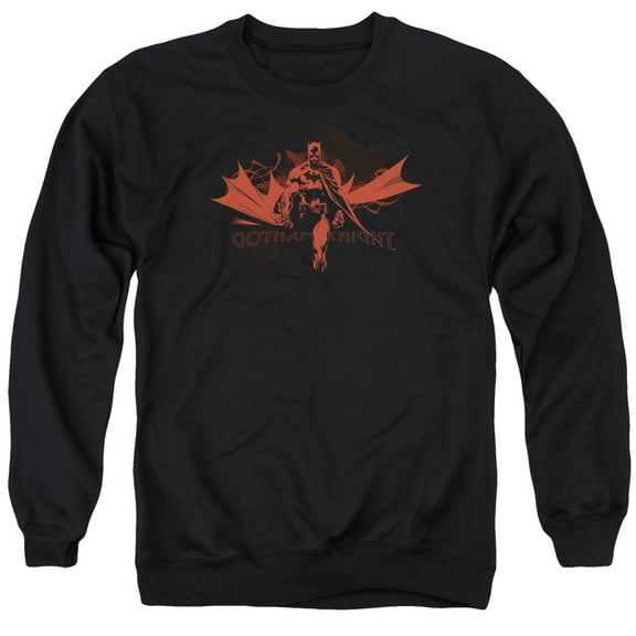 Batman Gotham Knight Adult Crewneck Sweatshirt Black