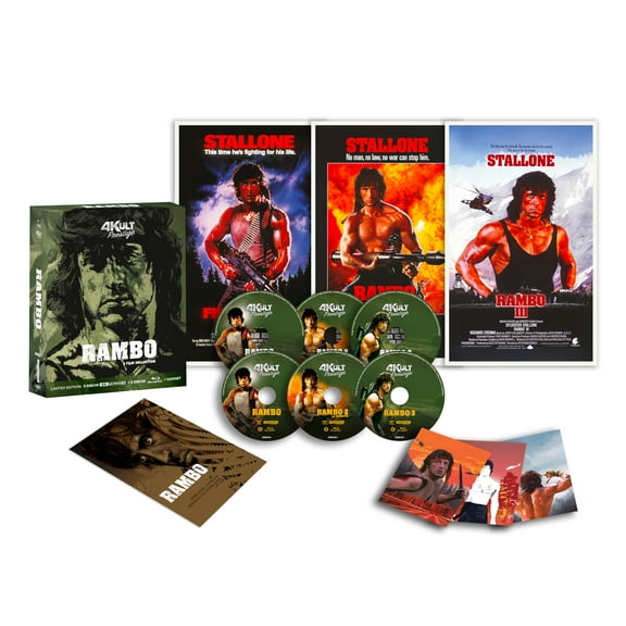 Trilogia Rambo - 4Kult Prestige Edition -(3 4K   3 Bd) (4K Ultra HD) Vari