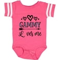 thumbnail image 3 of Inktastic Gammy Loves Me Grandchild Girls Baby Bodysuit, 3 of 5