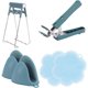 thumbnail image 1 of Aparatos de cocina anti-escaldaduras, clips para tazones, agarraderas para tazones y ollas, clips de cocina de silicona resistentes al calor para mover platos o tazones calientes, accesorios de cocina brillar Electrónica, 1 of 5