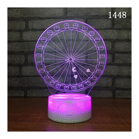 

Color Changing Night Lamp RGB LED Light Board Night Light Lamp Acrylic Blank Gift for Girl Home Decoration Black Background Colorful Touch 1448