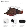 thumbnail image 3 of Rocae Sunflower Bald Eagle for Sport Sun Visor Hats Adjustable Empty Top Baseball Cap Cotton Ball Caps for Women and Men, 3 of 7
