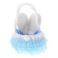 thumbnail image 2 of Cesta con orejas de conejo para recuerdos de fiesta de Pascua, bonita cesta para guardar dulces, cesta rústica para niña de las flores, cesta decorativa para ceremonia de boda, 2 of 8