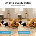 thumbnail image 3 of Cámara de seguridad AOSU 2K Indoor con vista de 360°, WiFi, compatible con Alexa, 3 of 5