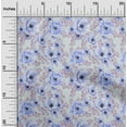 thumbnail image 2 of oneOone Polyester Spandex Medium Purple Fabric Floral Sewing Craft Projects Fabric Prints By Yard 56 Inch Wide, 2 of 4